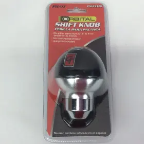 Pm-22166 Pilot Automotive Orbital Shift Knob Black/chrome Gt Manual Transmission