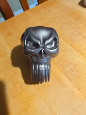 Mvl-0406 Pilot Marvel Punisher Silver Car Shift Knob Or Cane Top