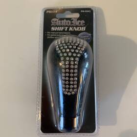 Pilot Pm-2243 New Auto Ice Shift Knob White Crystal Fits Manual Shifters Without Release Button