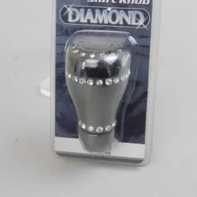 Pm-2249b Pilot Auto Ice Black Nickel Diamond Bling Shift Knob For Manual Transmission #a119
