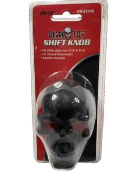Pilot Pm-2285e Manual Transmission Top Skull Shift Knob Black