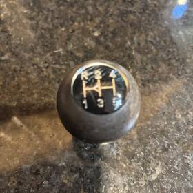Porsche 964424075022wh 1968-1971 911 912 Shift Knob 5 Speed Bakelite 901 Transmission
