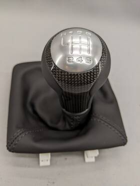 Porsche 981424075058yr New Authentic Carbon Shift Knob For Manual 6 Speed