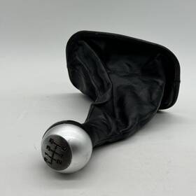 Porsche 993424075028yr 911 993 Shift Lever With 6 Speed Knob Black Leather Boot Genuine Original