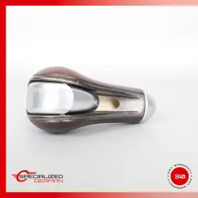 99742606900 Porsche 987 Cayman / 997 Shifter Gear Selector Shift Knob Leather Brown Oem
