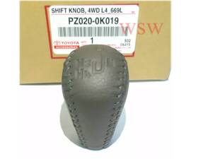 Pz020-0k012 Pz020-0ka04 Toyota Hilux Vigo Genuine Leather 4x4 Gear Shift Knob Mk6 Sr5 4wd Fortuner L4