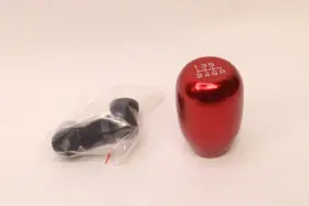 Qc21729-01-pd2-fba Qiilu Universal Manual Gear Head Shifter Knob 6 Speed Red