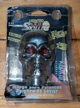 Sk00023 Quest #sk00023 No. 819 Lighted Led Shifter Skull Head Knob Open Package
