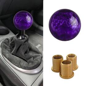 Qztyty Qph7162 Shift Knob Manual Gear Shifter Knobs Acrylic 2.24 2.24inches Purple