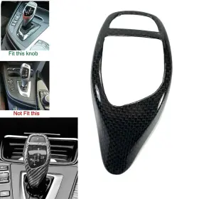428i Ra Tech 440i Real Carbon Fiber Gear Shift Knob Handle Cover Fits 14-20 F32 F33 F36 435i