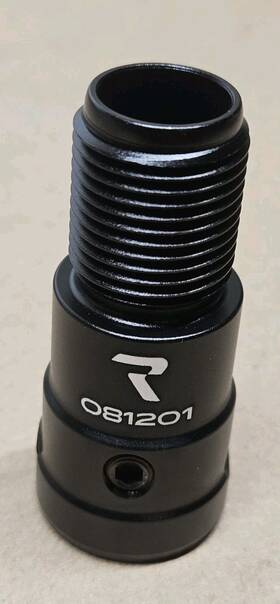 Raceseng 081201 Shift Knob Adapter Only Black Bmw