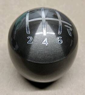 Raceseng 08211st Slammer Smoke Translucent Shift Knob 6spd With M12x1.25 Adapter Used