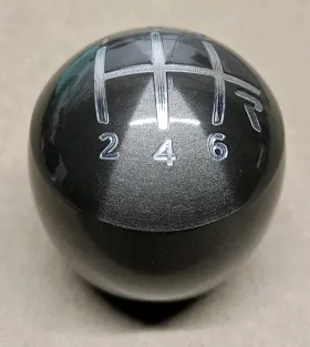 M12x1.25 Raceseng 08211st Slammer Smoke Translucent Shift Knob 6spd With Adapter Used