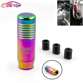Rastp Sfn016 Universal Mugen Neo Chrome Aluminum Automatic Stick Gear Shift Knob Shifter Us