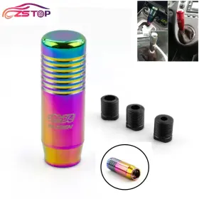 Sfn016 Rastp Universal Mugen Neo Chrome Aluminum Automatic Stick Gear Shift Knob Shifter Us
