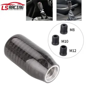 Sfn125-5 Rastp 5 Speed Universal Real Black Carbon Fiber Manual Gear Shift Knob Shifter Lever Sfn125-5 Rastp 5 Speed Universal Real Black Carbon Fiber Manual Gear Shift Knob Shifter Lever