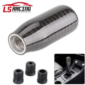 Sfn125-6-bk Rastp Real Black Carbon Fiber Universal Manual Gear Shift Knob Shifter Lever 6 Speed Sfn125-6-bk Rastp Real Black Carbon Fiber Universal Manual Gear Shift Knob Shifter Lever 6 Speed