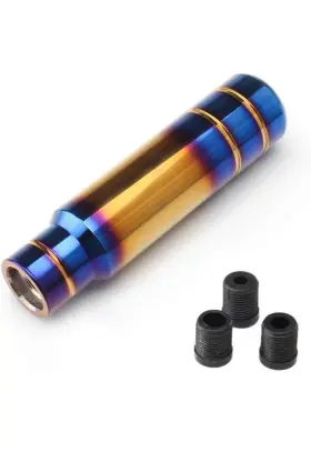 Sfn128-bu Rastp 13cm/5 Inch Universal Aluminum Jdm Burnt Blue Automatic Gear Stick Shift Knob Shifter