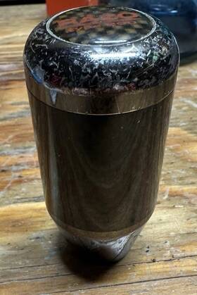 Razo Ra64 Aluminum And Carbon Fiber Shift Knob Black Chrome Type 200g Weighted Jdm
