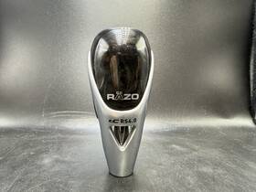 Razo Rs4.0 Tc Black Leather/ Silver Manual Shift Knob 172 Grams Scion