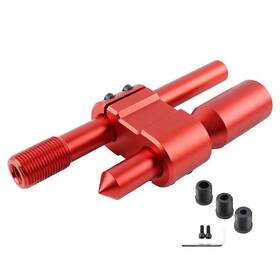 Realtopautoseller Sau-995 Car Alloy H Type Shift Knob Extension Adjustable Extender Gear Shifter 3 Adapter