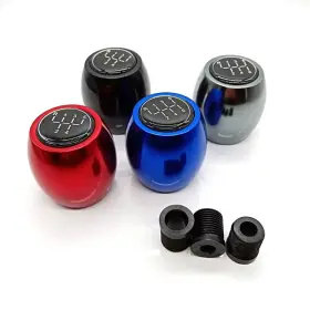 Re-167 Reliature Re-167- Black Car Aluminum Manual Stick Gear Shift Knob Head Lever Handball