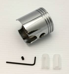 Rpc Ss9312 Chrome Piston Shifter Knob Universal Manual/stick