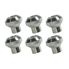 19761986 Rugged Ridge 11420.01 Dash Knob Kit Billet Aluminum Fits Jeep Cj