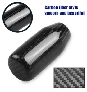 240708-1 Ryanstar Universal Forged Carbon Fiber Manual Mt Car Gear Stick Shift Knob Shifter Lever