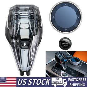 Rysjm K0193 3 Piece Set Crystal Gear Shift Knob Sticker For Bmw 4 8 Series Ix3 X3 X4 X5 Us