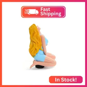 Snpdt0069-mu Sakali Sexy Girl With Long Hair Car Gear Stick Shift Shifter Knob Universal Fit