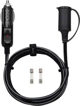 Sccke00032 Sccke 619317764781 14awg Premium Pure Copper 12v 24v Cigarette Lighter Socket Extension Cord