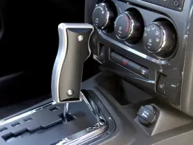 Mo-180001 Scott Drake Muscle Cars 2008-2014 Challenger Billet Pistol Grip Shifter Handle With Rivets And Delrin Grips