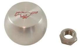 C5zz-7213-bl Scott Drake Mustang Parts 64-73 Billet Shift Knob With Running Horse