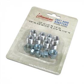 Shift U Parts Ztp37f57e Standard Custom Gear Shifter Knob Adapter Set 8 Piece M/t Ford Gm Mo V8
