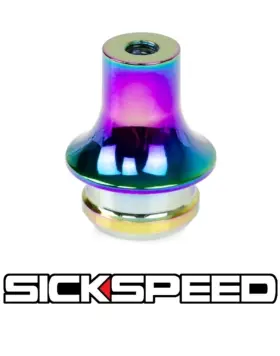 Ss12103 Sickspeed Neo Chrome Shift Knob Boot Retainer/adapter For Manual Gear Shifter Lever 8x1.25