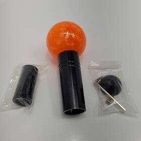 Sickspeed Ss5177 Orange Pearl Shift Knob For Automatic Throw Gear Shifter Selector Auto 1.25 Inch