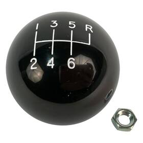 Silver Sport Transmissions Sla-1630040 Classic Style 6 Speed Shift Knob White 3/