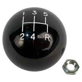 Sla-1630108 Silver Sport Transmissions Classic Style 5 Speed Shift Knob Black 3/
