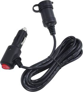 Sparking 647581792667 10ft 12volt Dc Cigarette Lighter Extension Cord With On Off Switch - Black