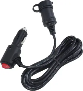 Sparking 647581792667 10ft 12volt Dc Cigarette Lighter Extension Cord With On Off Switch - Black