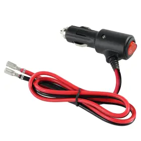 Sparking 647581793039 12volt Replacement Cigarette Lighter Male Plug With On Off 2ft Red