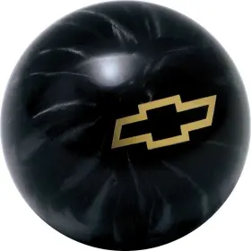 D50251 Speed Dawg Pearl Black Shift Knob With Gold Bow Tie Emblem