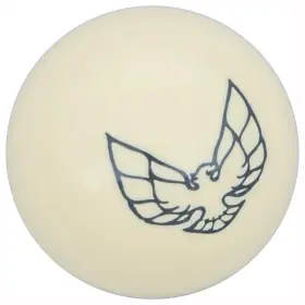 D53204 Speed Dawg Solid Ivory Shift Knob With Gray 1970-71 Style Firebird / Trans Am Logo