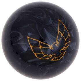 Speed Dawg D53451 Black Pearl Shift Knob With Gold 1970-71 Style Firebird / Trans Am Logo