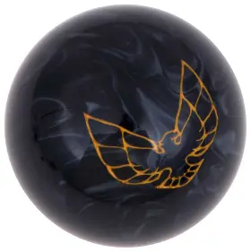 D53451 Speed Dawg Black Pearl Shift Knob With Gold 1970-71 Style Firebird / Trans Am Logo