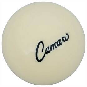 Speed Dawg D55104 Solid Ivory Shift Knob With Black 1968-69 Style Camaro Script Logo