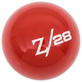 Speed Dawg D56306 Solid Orange Shift Knob With White 1969 Camaro Z/28 Logo