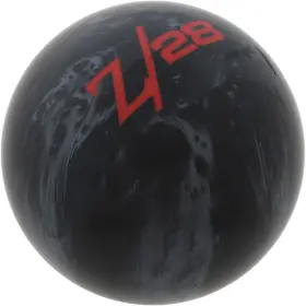 D56451 Speed Dawg Pearl Black Shift Knob With Red 1969 Camaro Z/28 Logo