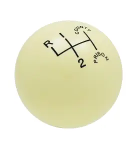 Sk503-cpbk-4rul Speed Dawg Ivory County Prison Edition 4 Shift Knob 2.125 Inch